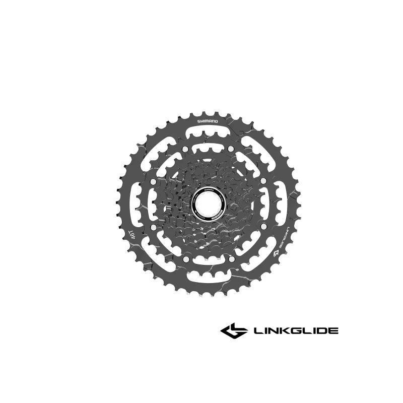 Shimano Cues CS-LG400 Cassette 9 Speed Linkglide 9S 11-46