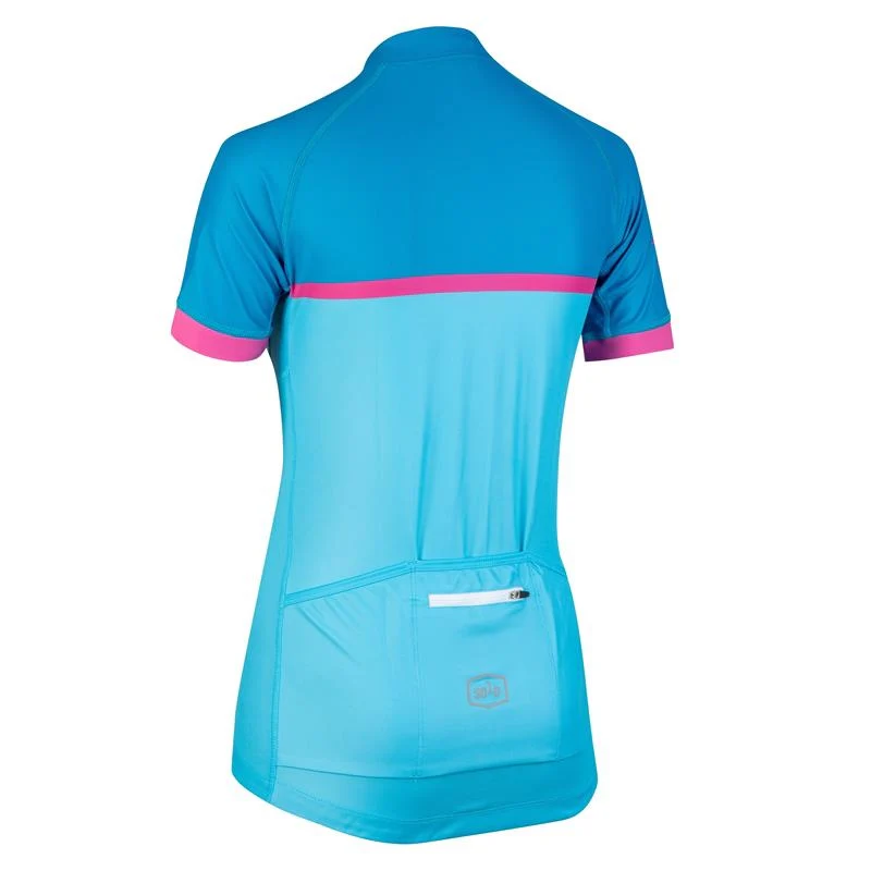 Solo Cadence Jersey Womens - Blue / Pink - Image 2