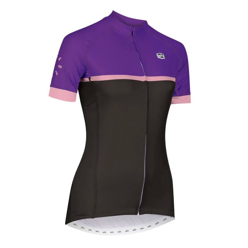 Solo Cadence Jersey Womens - Purple / Charcoal - Image 2