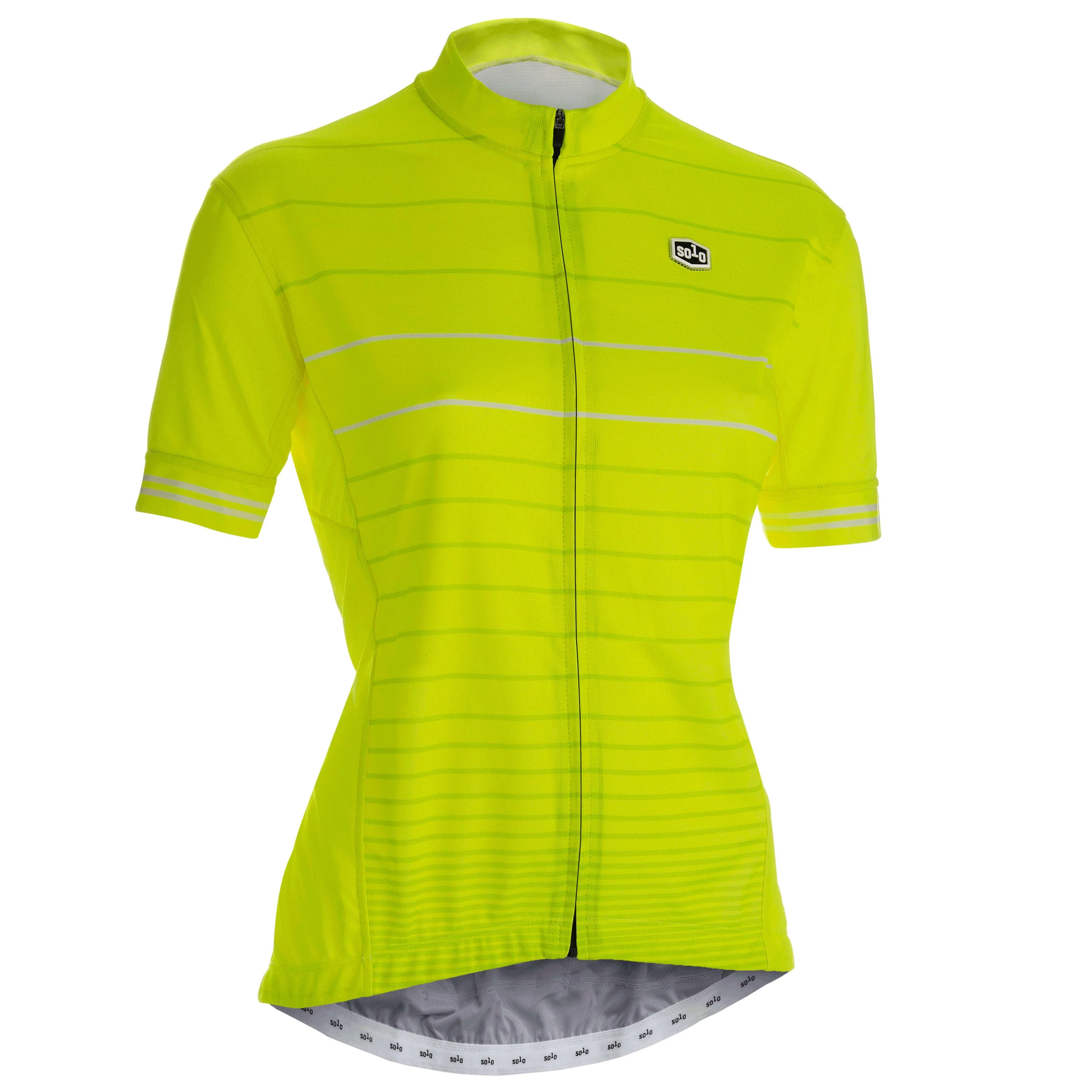 Solo Duo MK2 Jersey Ladies - Fluoro Yellow - Image 3