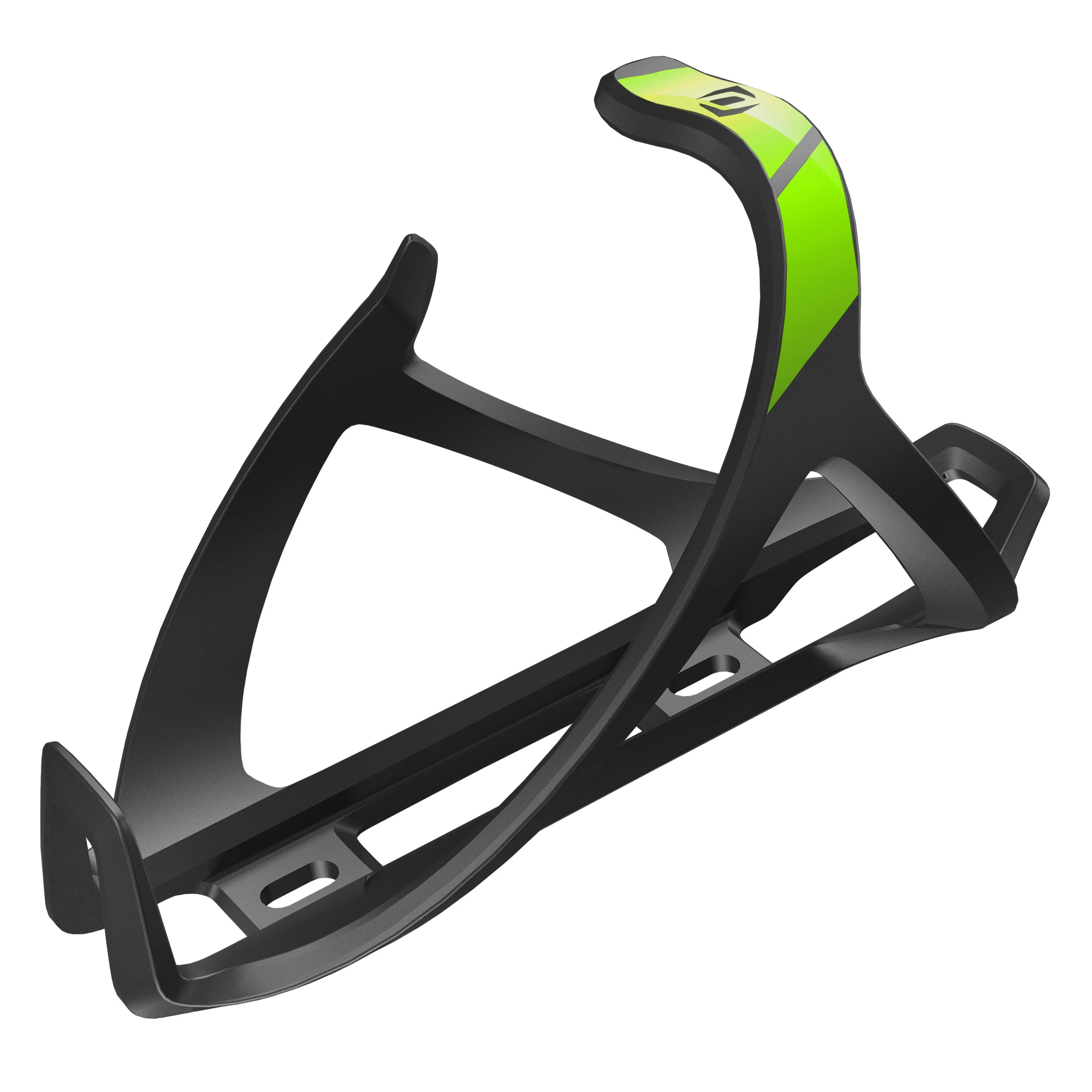 Syncros Tailor Cage 2.0 Left Hand Entry Bottle Cage - Black / Volt Green - Image 2