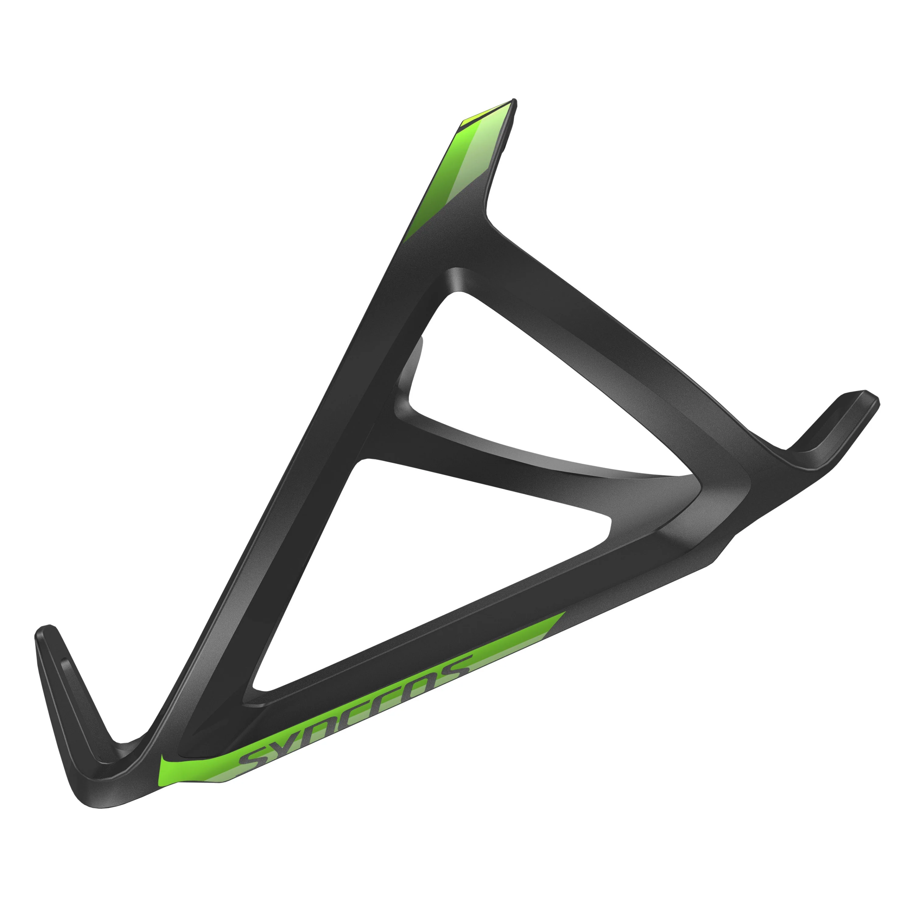 Syncros Tailor Cage 2.0 Left Hand Entry Bottle Cage - Black / Volt Green - Image 3